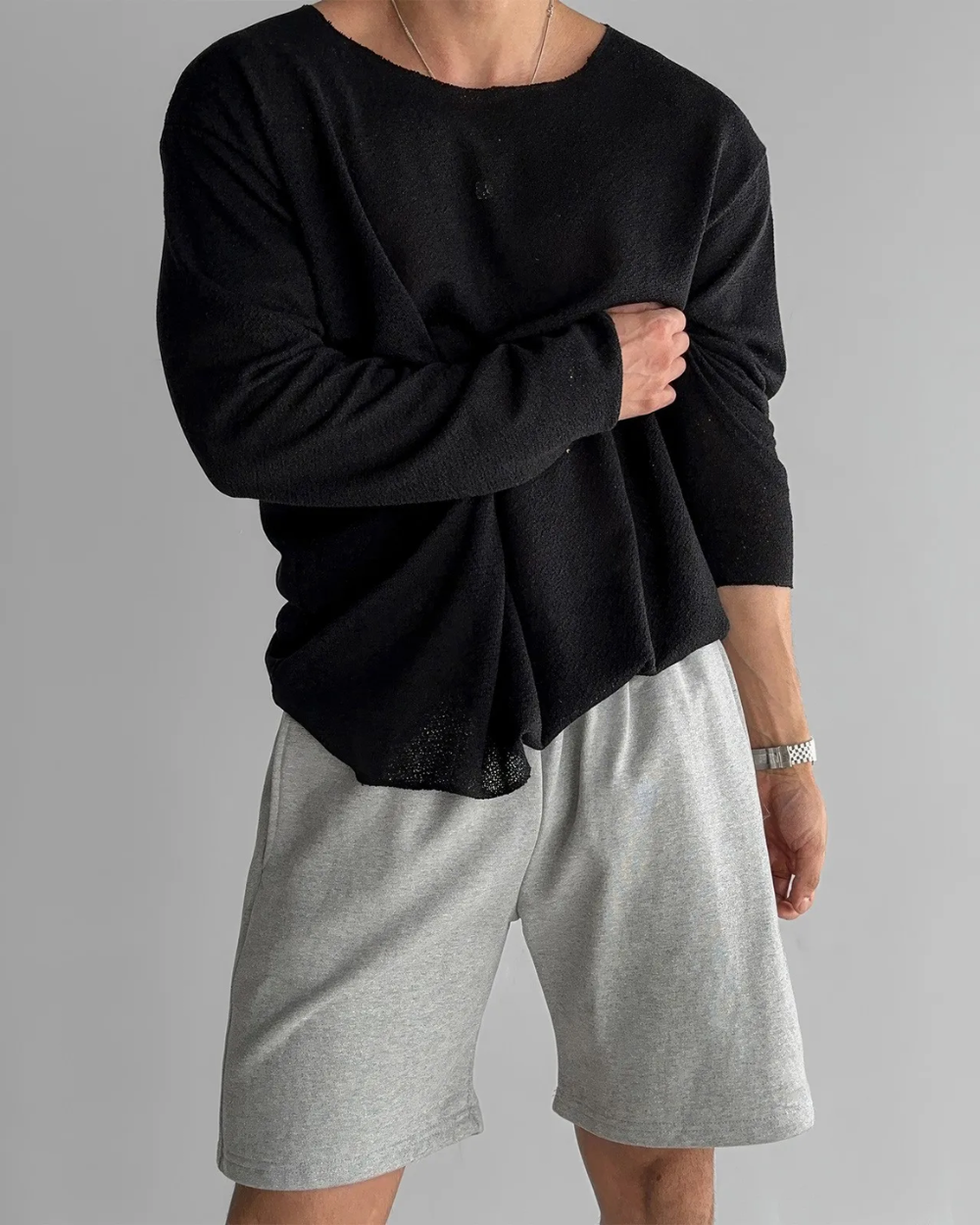 Alaric – Lässiges Strick-T-Hemd