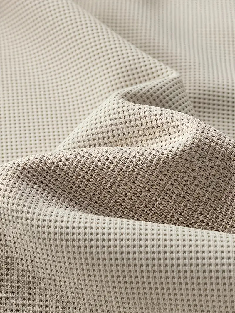 Aldous – Langärmliges Hemd Mit Waffelmuster