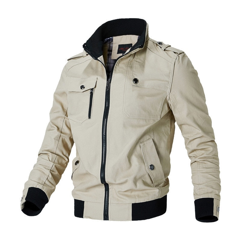 Ahmad – Bomberjacke mit Mehreren Taschen