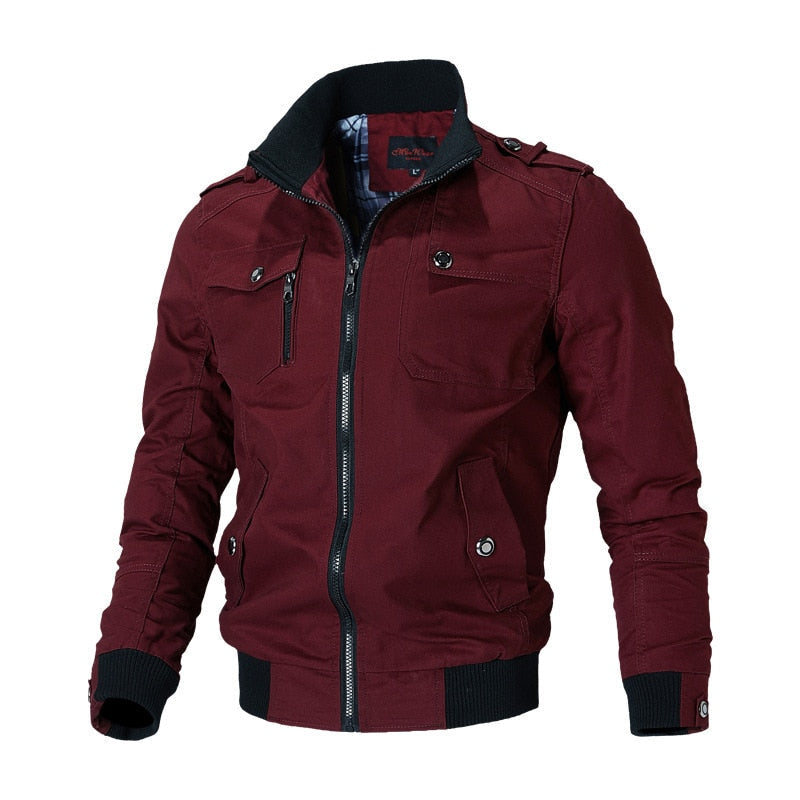Ahmad – Bomberjacke mit Mehreren Taschen